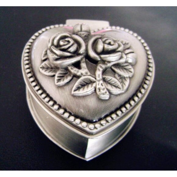 Handmade Silver Rose Beads Catholic 5 DECADE Rosary with Cross and Gift Box from - Picture 9 of 9